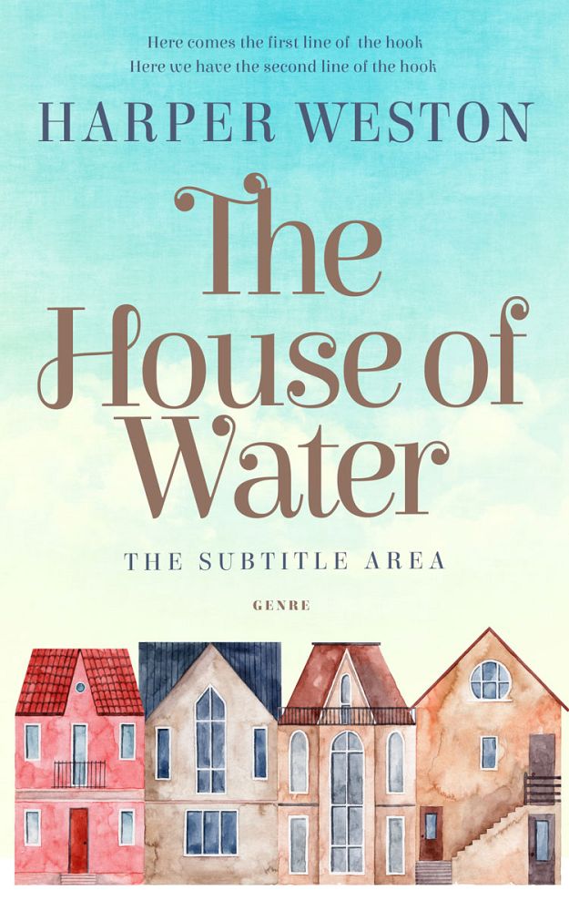 Front view of Surf Crest #22776 - Premade Literary Fiction Book Cover | BookCoverZone