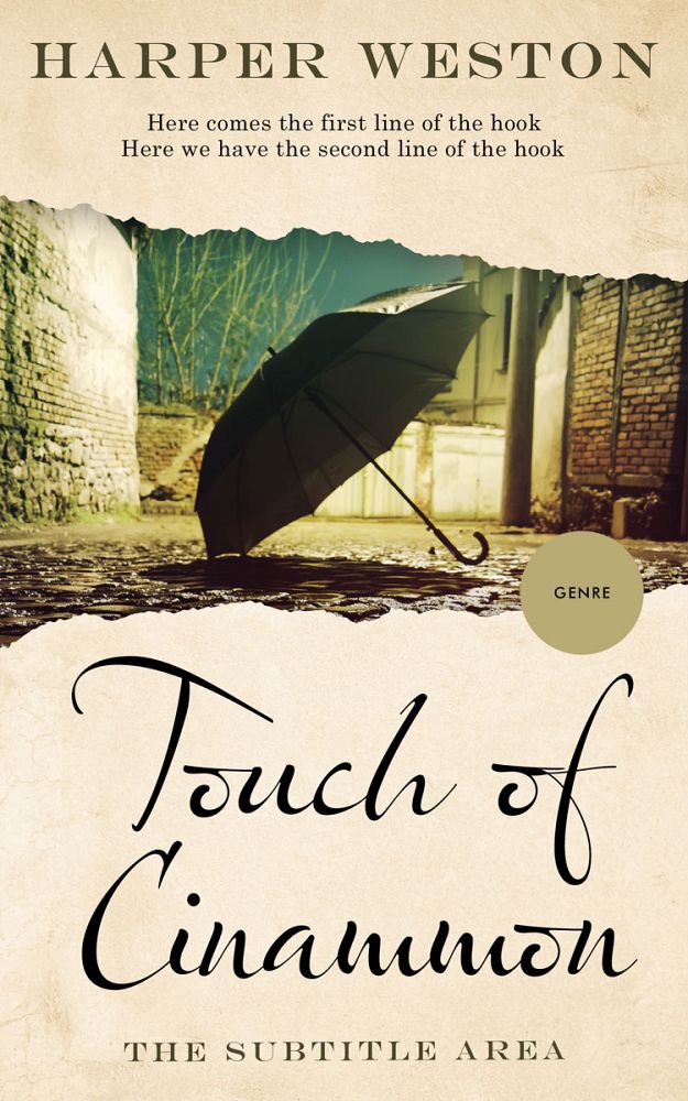Front view of Rangitoto #22894 - Premade Literary Fiction Book Cover | BookCoverZone