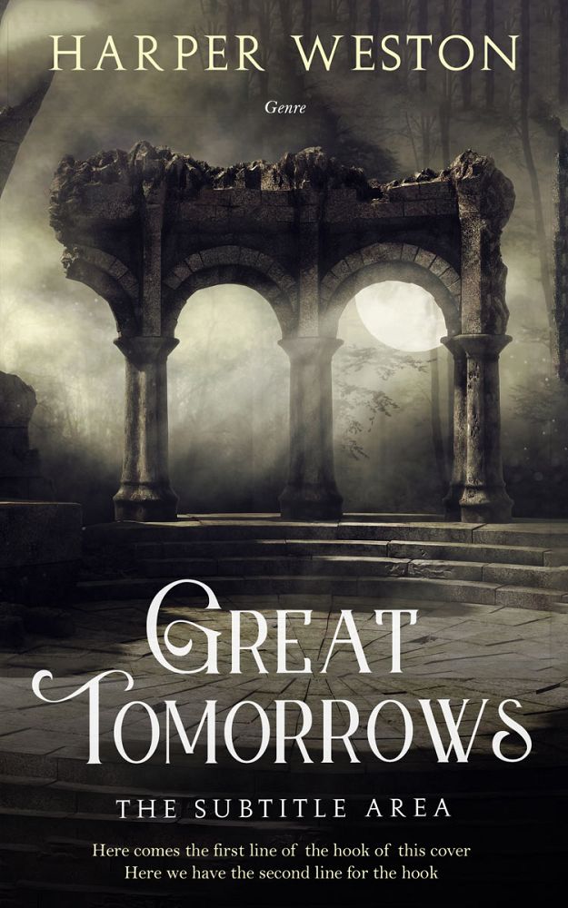 Front view of Dune #22968 - Premade Fantasy Book Cover | BookCoverZone