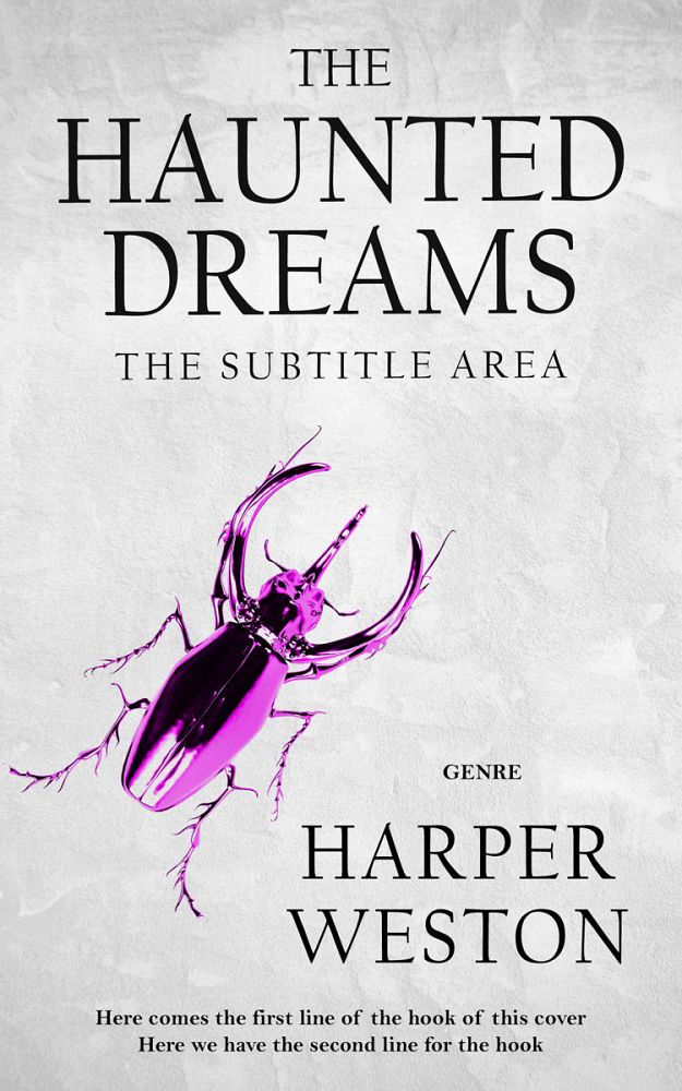 Front view of Bon Jour #22971 - Premade Horror Book Cover | BookCoverZone