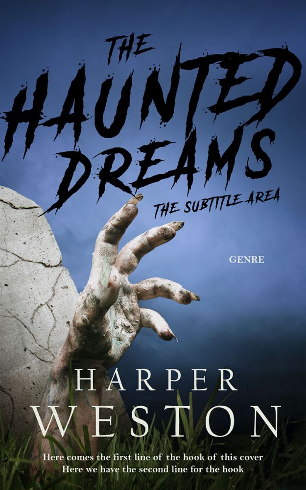Front view of Ebony Clay #22975 - Premade Horror Book Cover | BookCoverZone