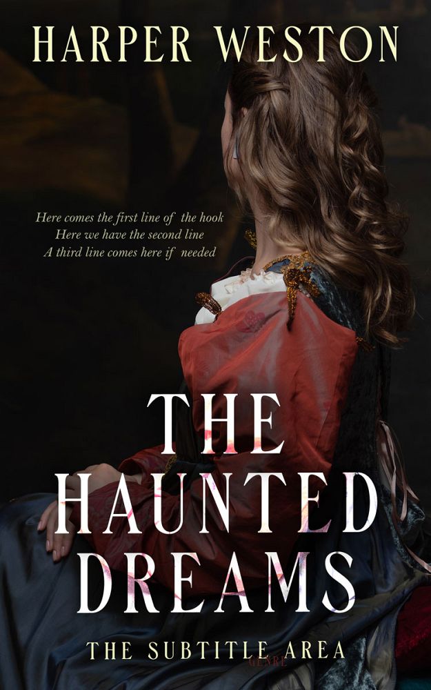 Front view of Cocoa Brown #22987 - Premade Historical Book Cover | BookCoverZone