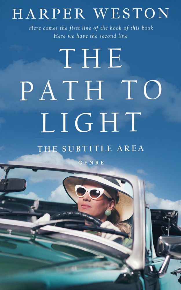 Front view of San Marino #23086 - Premade Chick Lit Book Cover | BookCoverZone