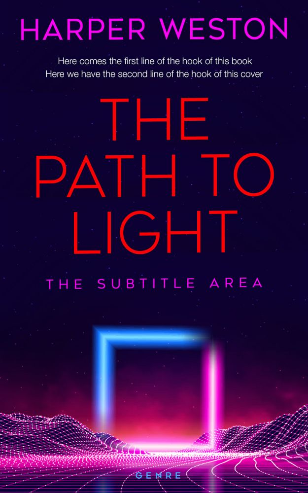 Front view of Black Rock #23130 - Premade Science Fiction Book Cover | BookCoverZone