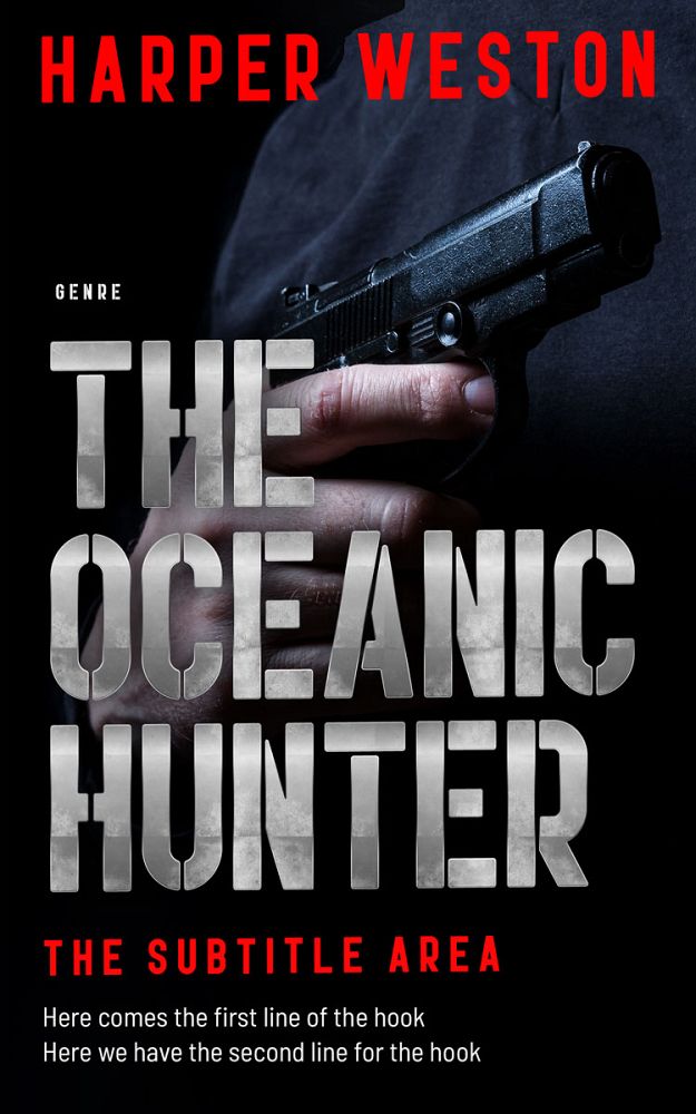 Front view of Thatch #23441 - Premade Mystery & Thriller & Suspense Book Cover | BookCoverZone