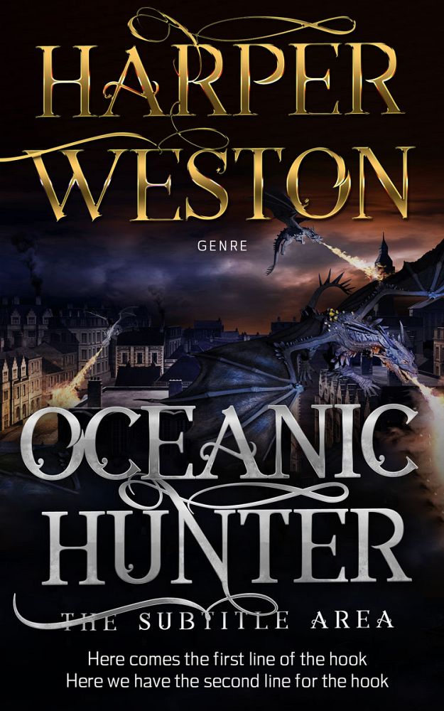 Front view of Cinder #23459 - Premade Fantasy Book Cover | BookCoverZone