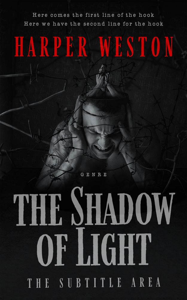 Front view of Cod Gray #23657 - Premade Horror Book Cover | BookCoverZone