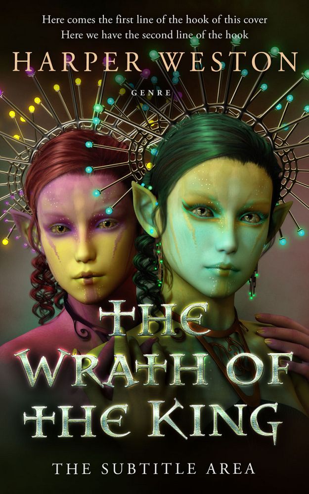 Front view of Oil #23865 - Premade Fantasy Book Cover | BookCoverZone