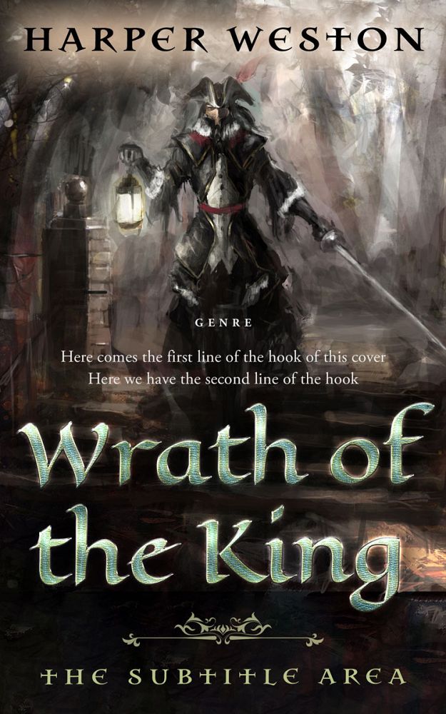 Front view of Cocoa Brown #23873 - Premade Fantasy Book Cover | BookCoverZone