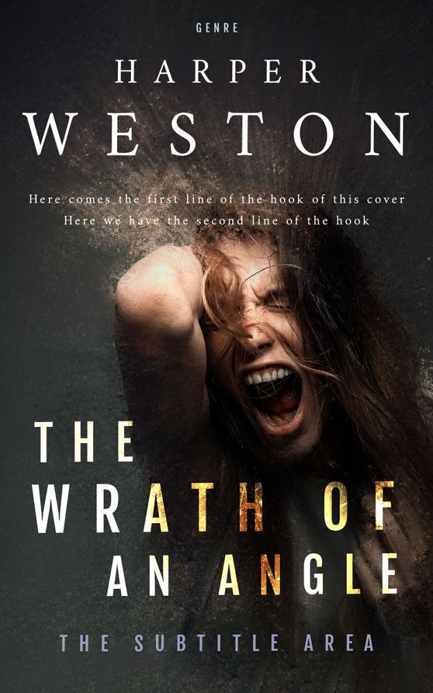 Front view of Dune #23902 - Premade Horror Book Cover | BookCoverZone