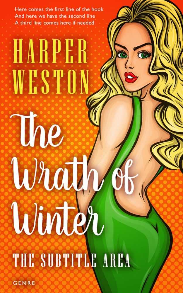 Front view of Green Leaf #23958 - Premade Chick Lit Book Cover | BookCoverZone