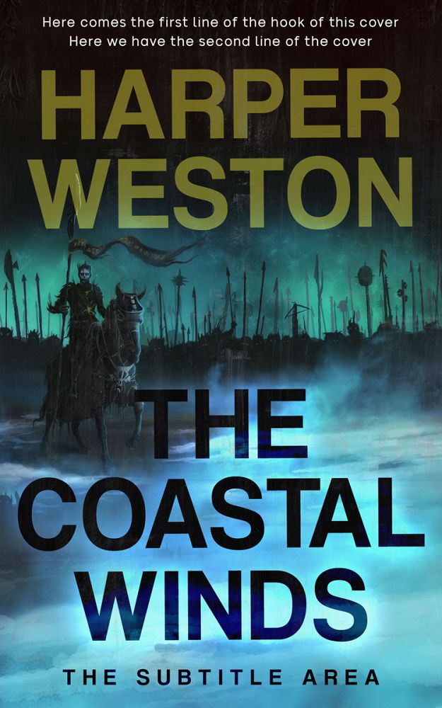 Front view of Shark #24094 - Premade Fantasy Book Cover | BookCoverZone