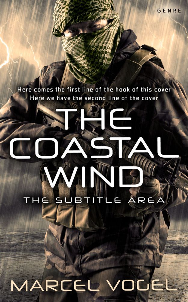 Front view of Dune #24181 - Premade Action & Adventure Book Cover | BookCoverZone