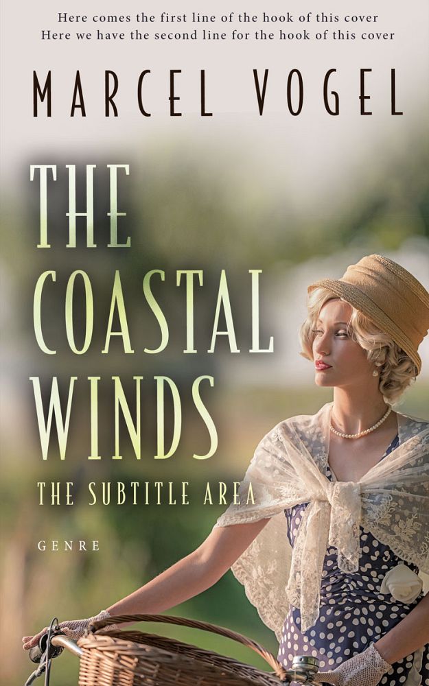 Front view of Pale Oyster #24231 - Premade Historical Book Cover | BookCoverZone