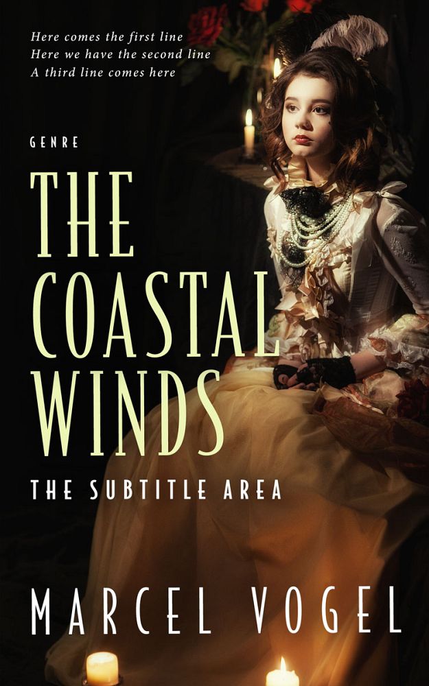 Front view of Sorrell Brown #24252 - Premade Historical Book Cover | BookCoverZone