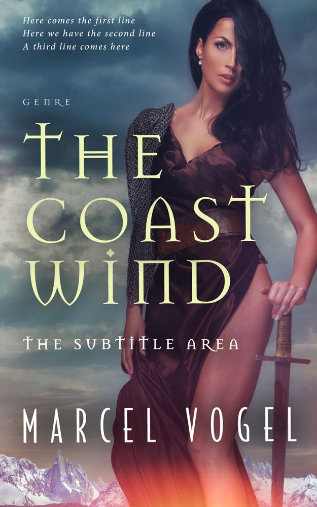 Front view of Trout #24260 - Premade Fantasy Book Cover | BookCoverZone
