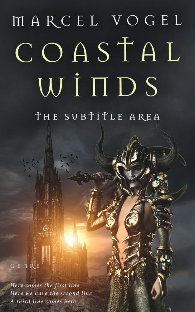 Front view of Mine Shaft #24262 - Premade Fantasy Book Cover | BookCoverZone