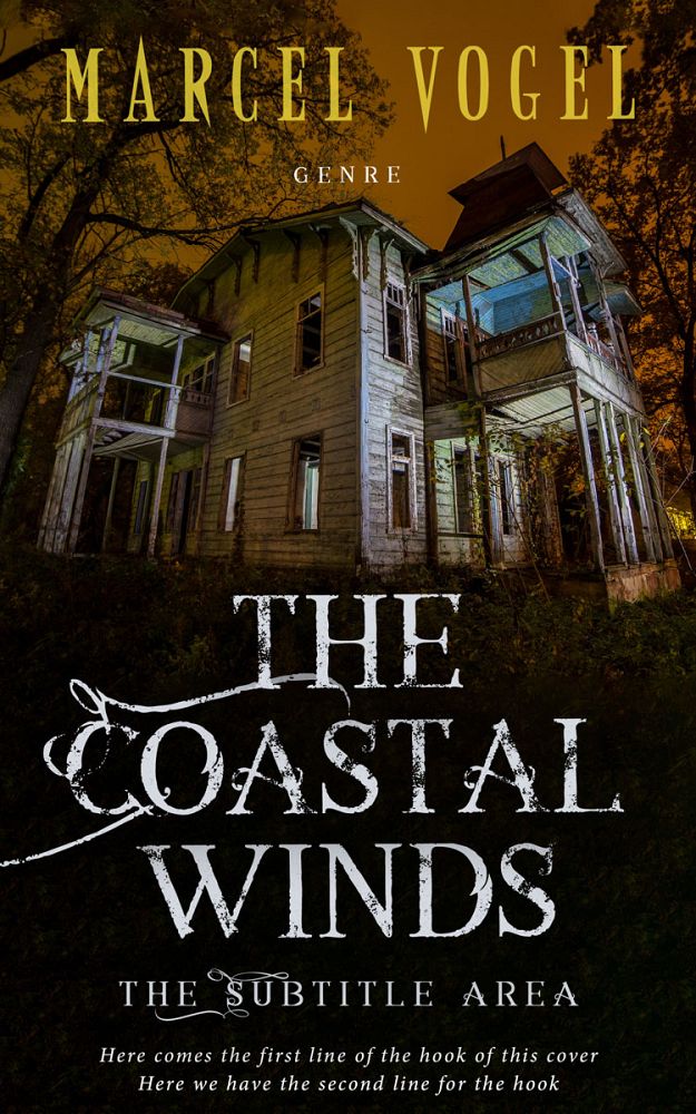 Front view of Asphalt #24287 - Premade Horror Book Cover | BookCoverZone