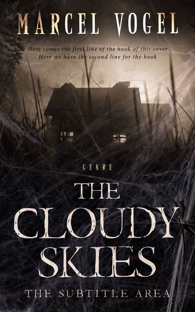 Front view of Cod Gray #24296 - Premade Horror Book Cover | BookCoverZone