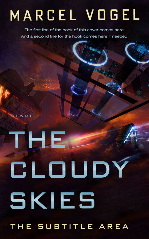 Front view of Gondola #24489 - Premade Science Fiction Book Cover | BookCoverZone