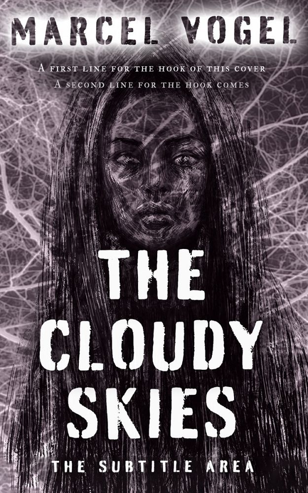 Front view of Thunder #24505 - Premade Horror Book Cover | BookCoverZone