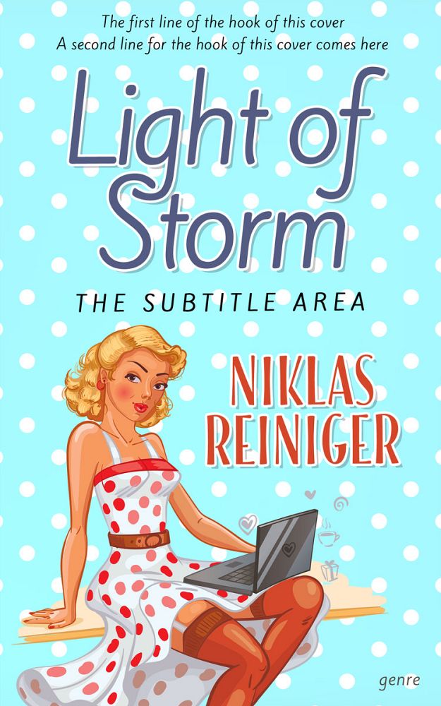 Front view of Ice Cold #24665 - Premade Chick Lit Book Cover | BookCoverZone