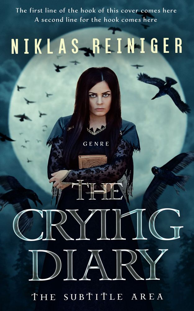 Front view of Opal #24715 - Premade Horror Book Cover | BookCoverZone