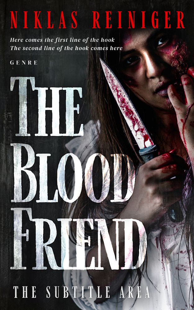 Front view of Cold Turkey #24919 - Premade Horror Book Cover | BookCoverZone