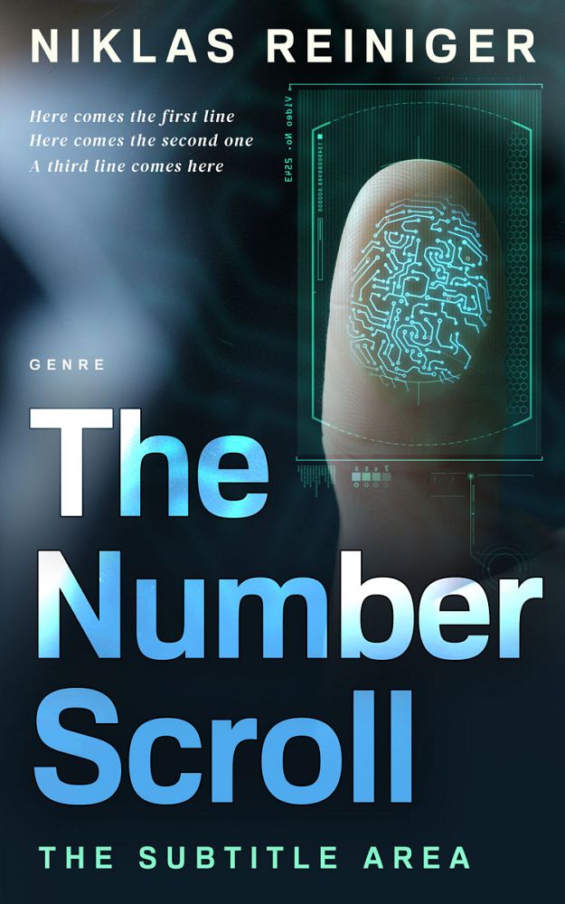 Front view of Timber Green #24923 - Premade Business Book Cover | BookCoverZone