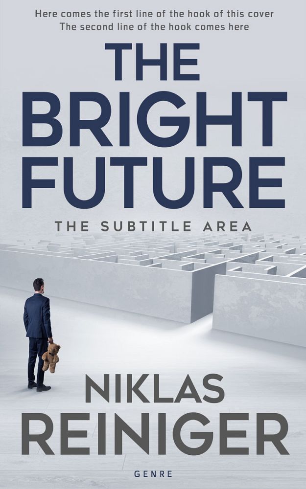 Front view of Mischka #24938 - Premade Business Book Cover | BookCoverZone