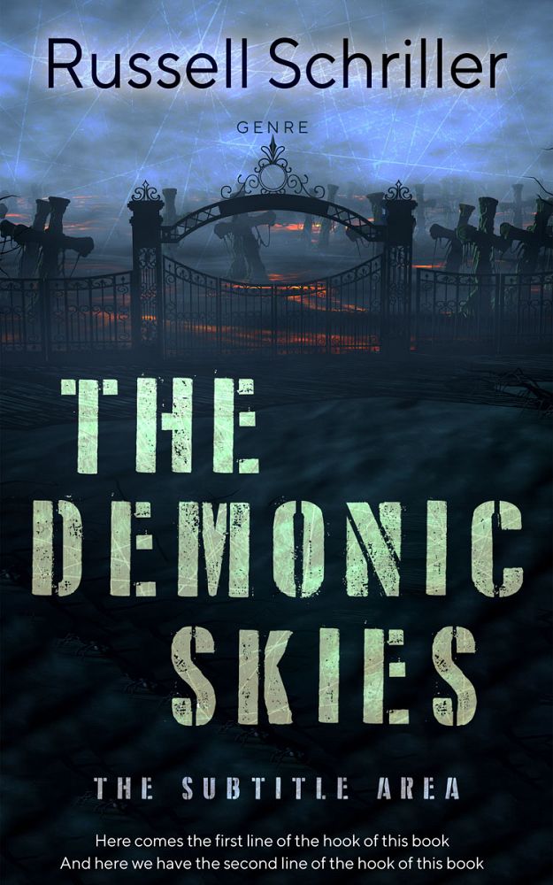 Front view of Aztec #25060 - Premade Horror Book Cover | BookCoverZone