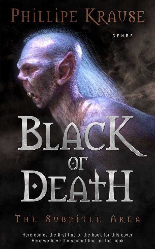 Front view of Cod Gray #25168 - Premade Horror Book Cover | BookCoverZone
