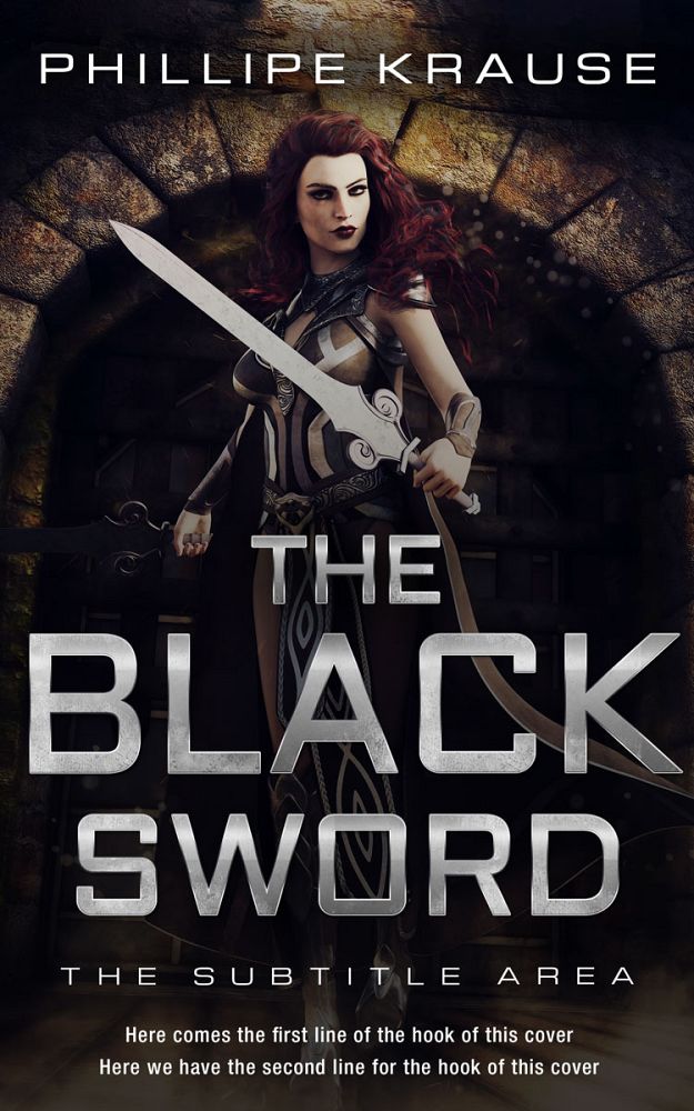 Front view of Thunder #25196 - Premade Fantasy Book Cover | BookCoverZone