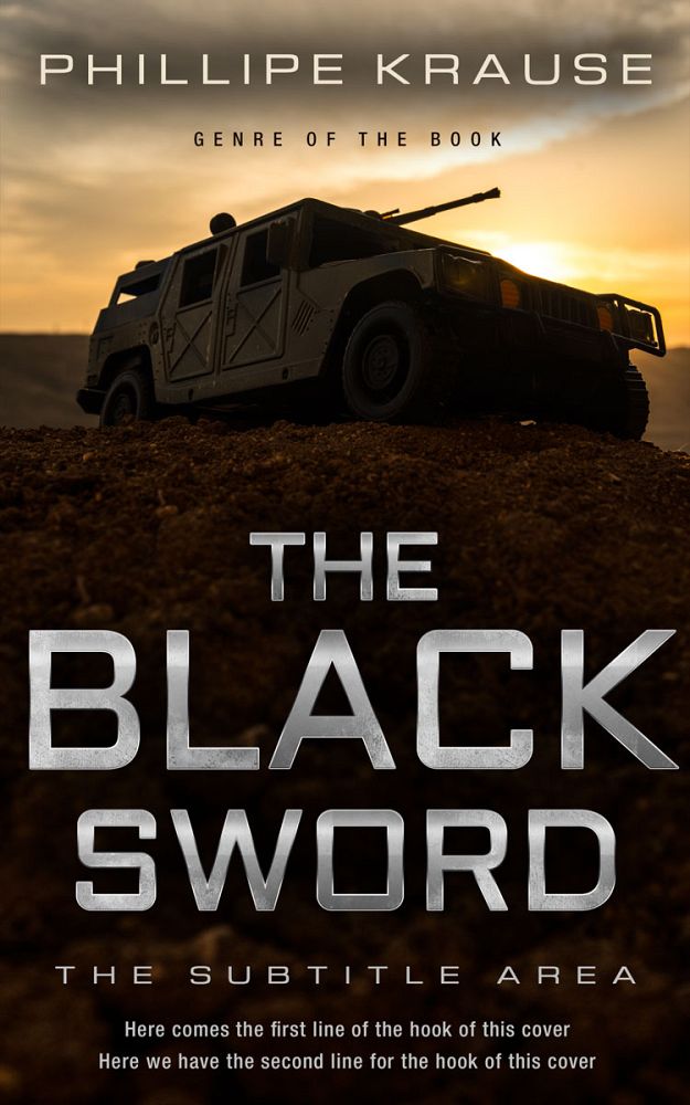 Front view of Sorrell Brown #25200 - Premade Action & Adventure Book Cover | BookCoverZone