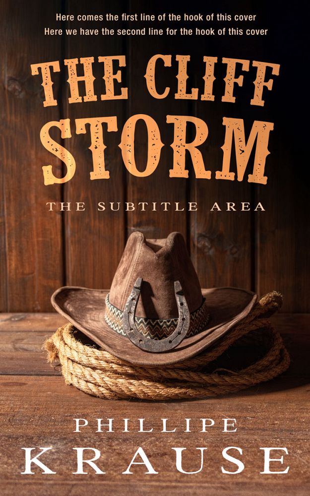 Front view of Tamarind #25230 - Premade Western Book Cover | BookCoverZone