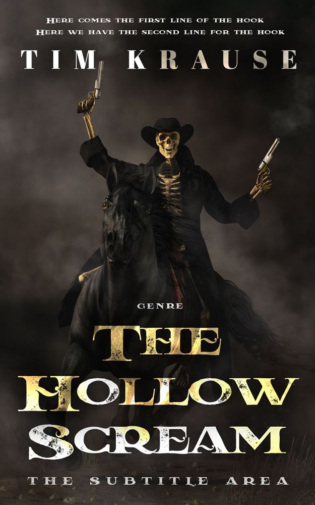 Front view of Dune #25287 - Premade Horror Book Cover | BookCoverZone
