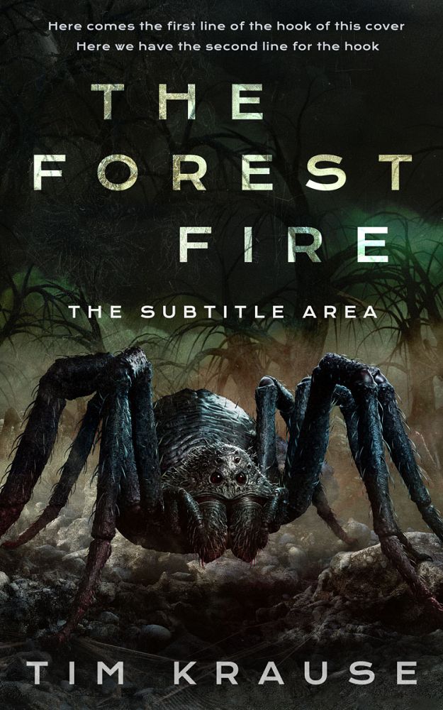 Front view of Log Cabin #25338 - Premade Horror Book Cover | BookCoverZone