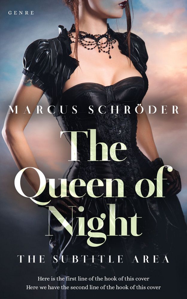 Front view of Vanilla #25424 - Premade Historical Book Cover | BookCoverZone