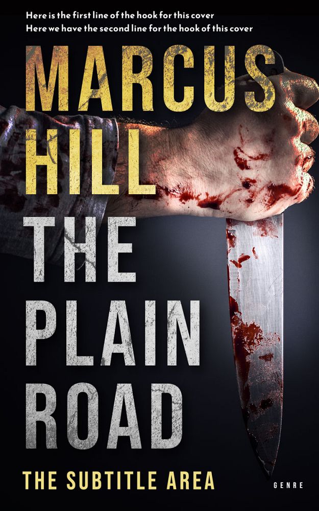 Front view of Rodeo Dust #25493 - Premade Horror Book Cover | BookCoverZone