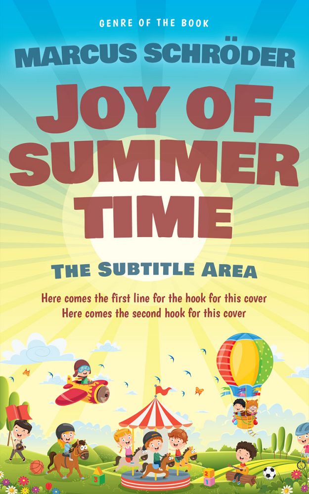 Front view of Mint Julep #25623 - Premade Children Book Cover | BookCoverZone