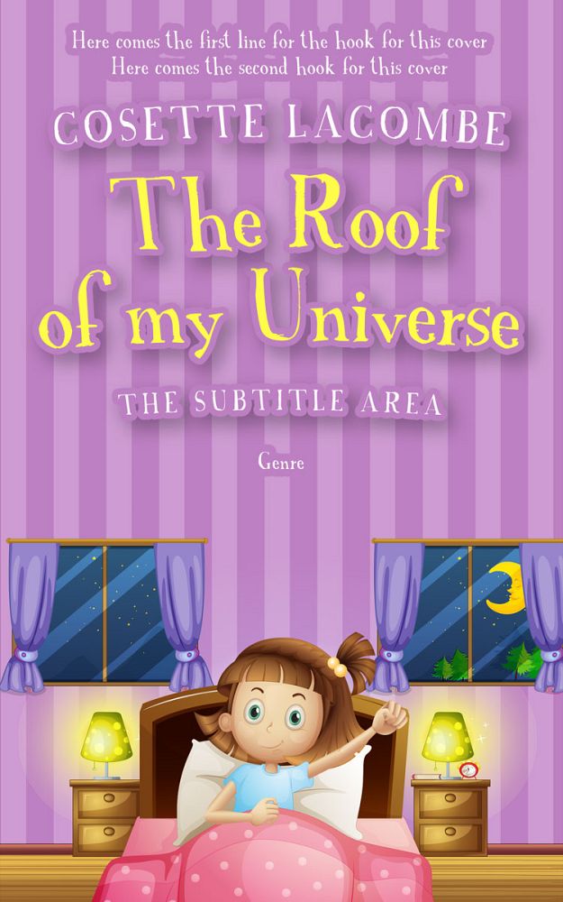 Front view of East Side #25642 - Premade Children Book Cover | BookCoverZone