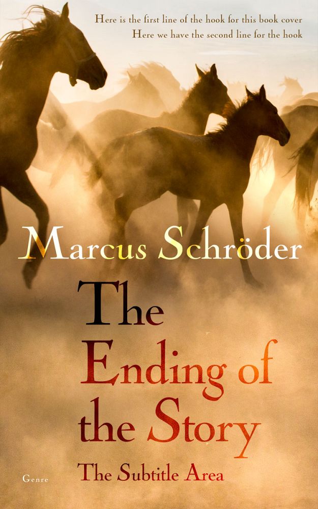 Front view of Tussock #25677 - Premade Western Book Cover | BookCoverZone