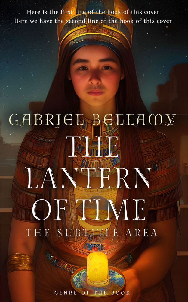 Front view of Eclipse #25853 - Premade Fantasy Book Cover | BookCoverZone