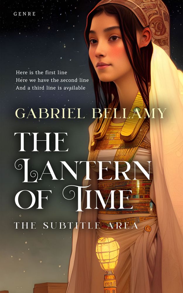 Front view of Cocoa Brown #25855 - Premade Fantasy Book Cover | BookCoverZone