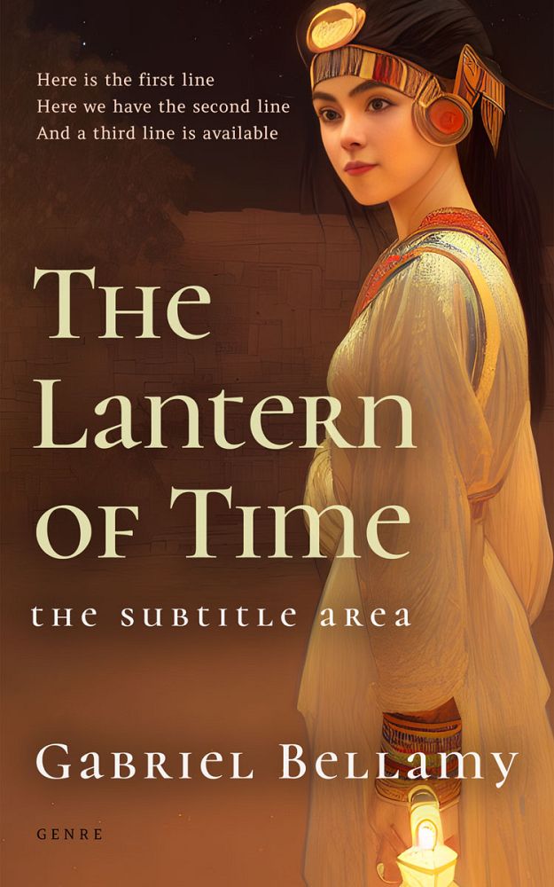Front view of Metallic Bronze #25857 - Premade Fantasy Book Cover | BookCoverZone