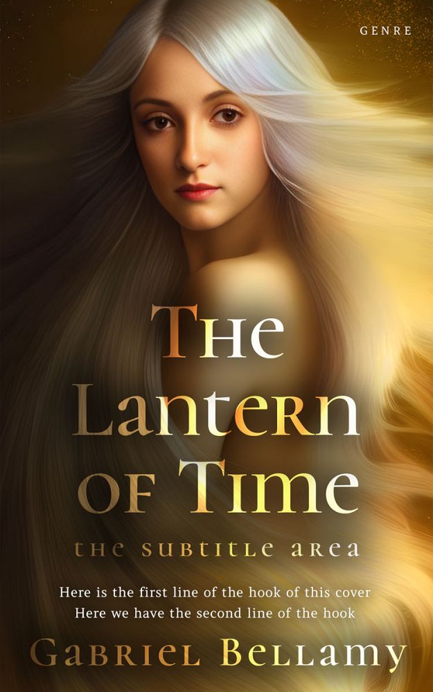 Front view of Metallic Bronze #25869 - Premade Fantasy Book Cover | BookCoverZone