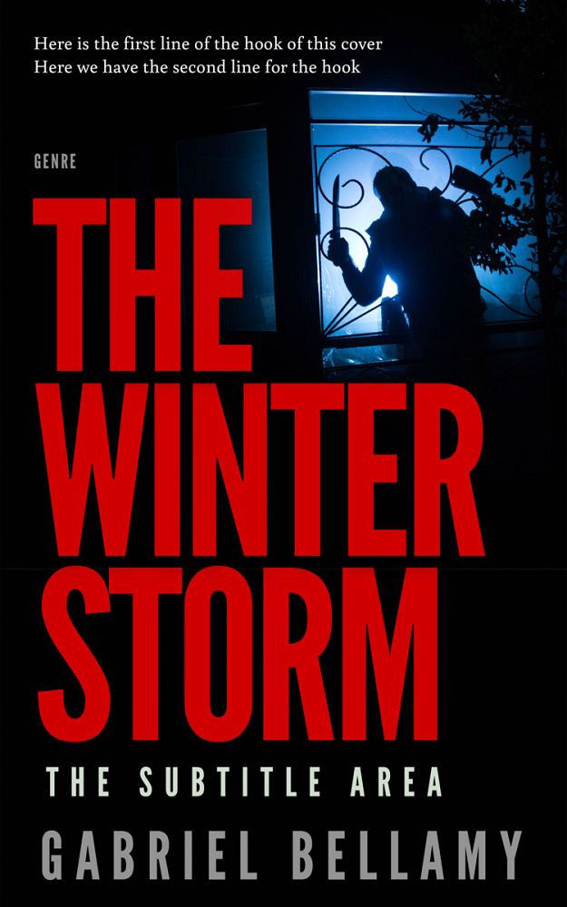 Front view of Bunker #25907 - Premade Horror Book Cover | BookCoverZone