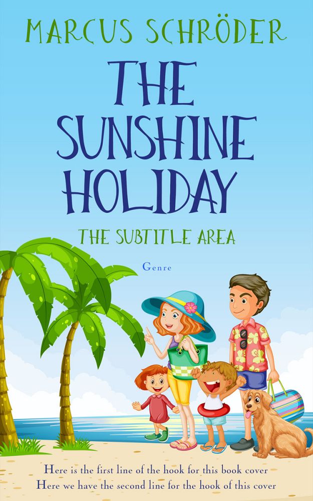 Front view of Jordy Blue #25936 - Premade Children Book Cover | BookCoverZone