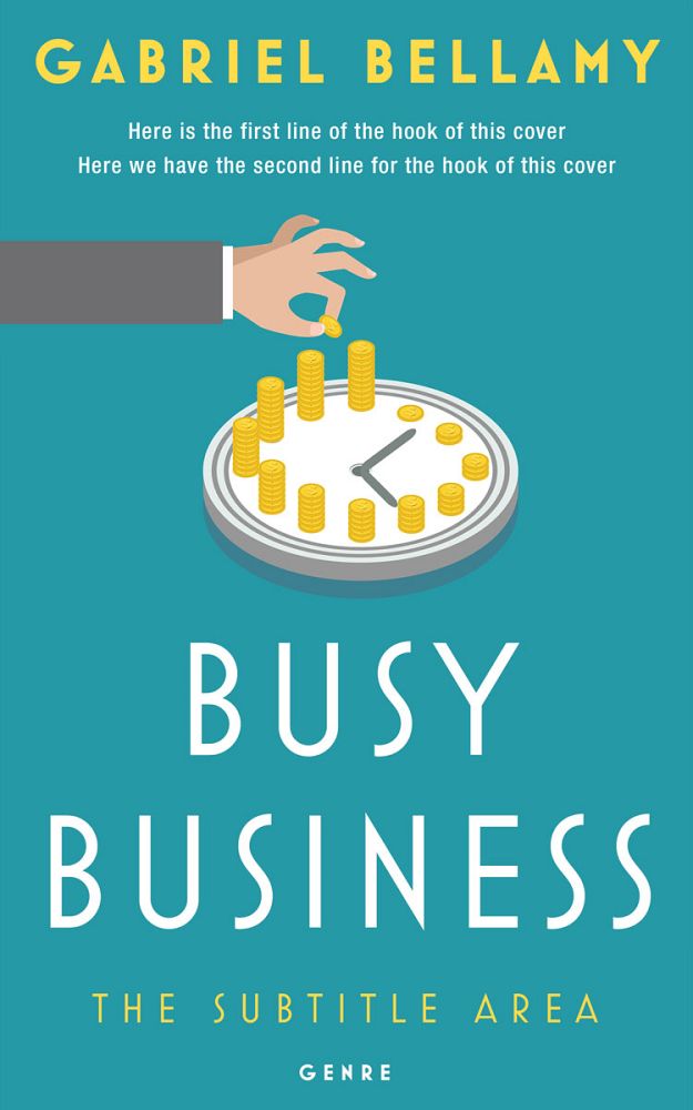 Front view of Jelly Bean #26027 - Premade Business Book Cover | BookCoverZone