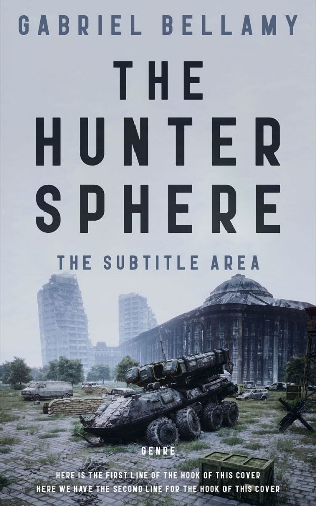 Front view of Heather #26182 - Premade Apocalyptica Book Cover | BookCoverZone